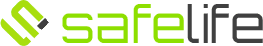 Logo de marca Safelife